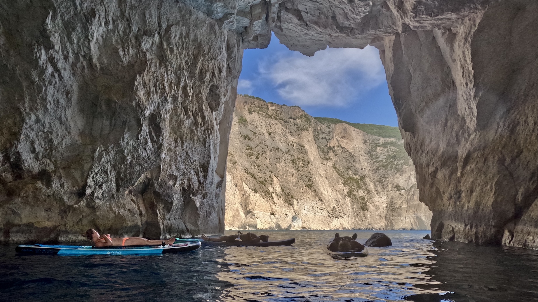 Big cave at myzithres Zakynthos